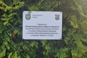 Inicjatywa sołecka 2022 - Modernizacja placu zabaw w Ujsołach - zdjęcie2