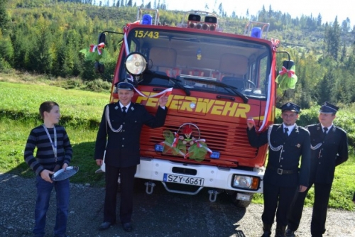 Nowy duży samochód strażacki dla Złatnej